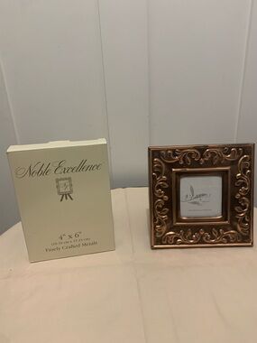 Copper Ornate 4x6 Photo Frame